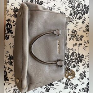 Michael Kors Taupe Leather Satchel